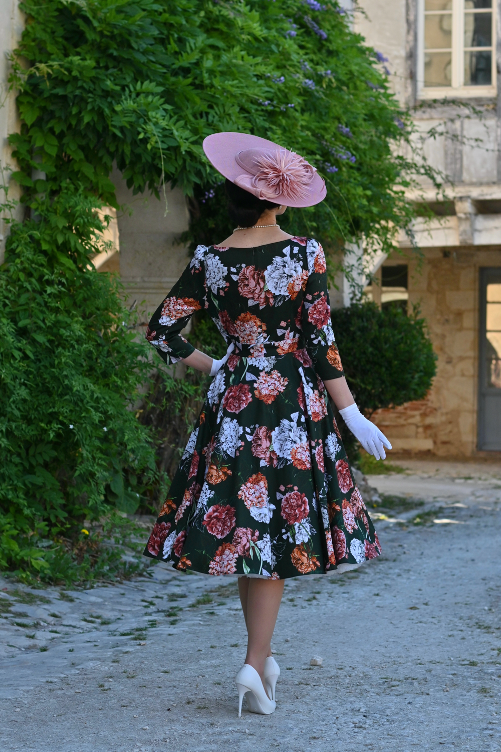 Paige Floral Swing Dress in Extended Sizing